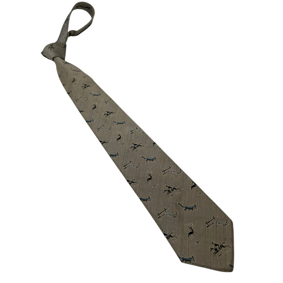 Vintage 1920s Tie Men's Neck Ties Swing Neckties 1930s SLIM Silk BROCADE 51X2.7" - Picture 1 of 9